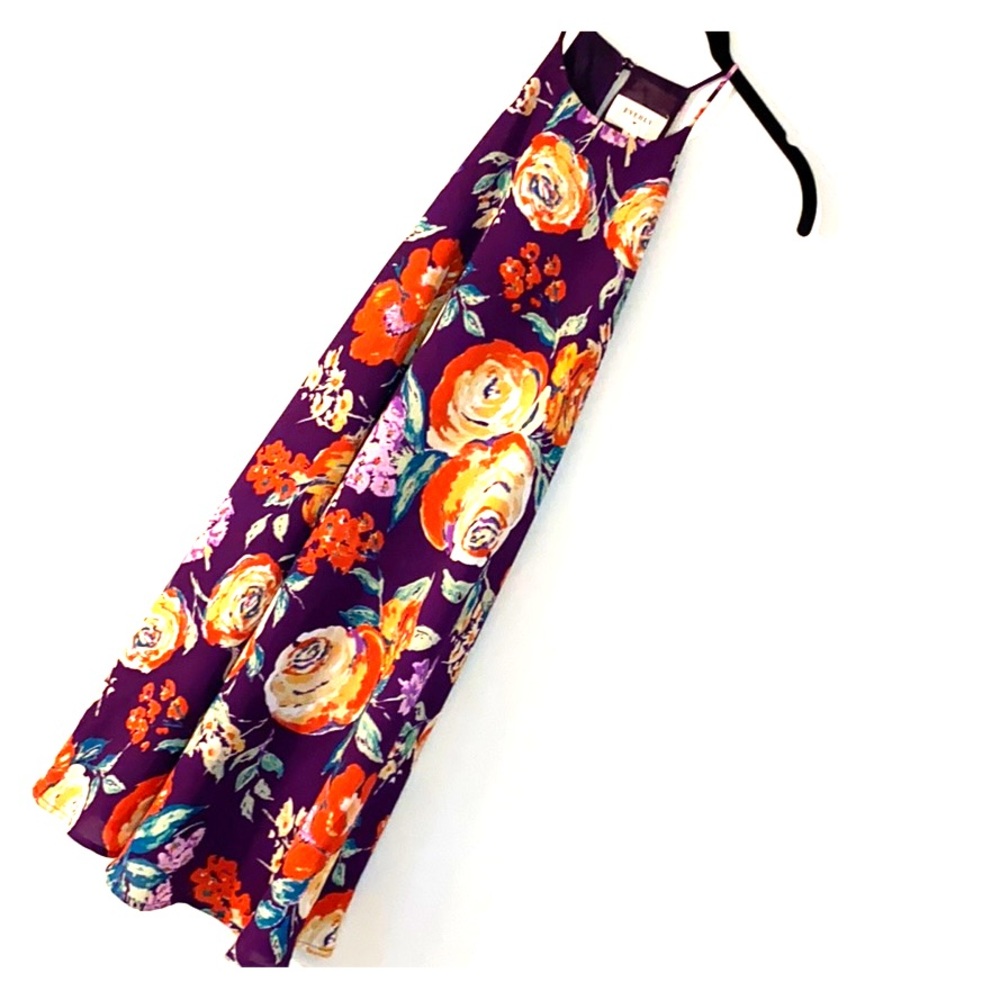 Purple and Orange Game Day Dress - Size S